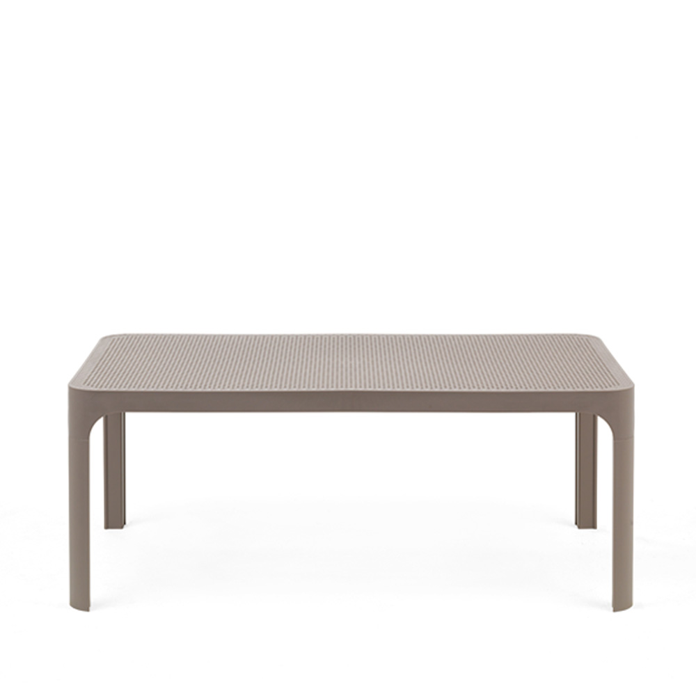Nardi_Net_Table_100_Tortora_ruskeanharmaa_ulkopöytä_sohvapöytä_terassipöytä_muovipöytä_01 - Edella