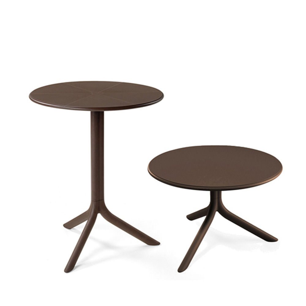 Nardi_Spritz_Caffe_ruskea_pyöreä_ravintolapöytä_sohvapöytä_ulkopöytä_terassipöytä_01 - Edella