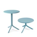 Nardi_Spritz_Celeste_vaaleansininen_pyöreä_ravintolapöytä_sohvapöytä_ulkopöytä_terassipöytä_01 - Edella