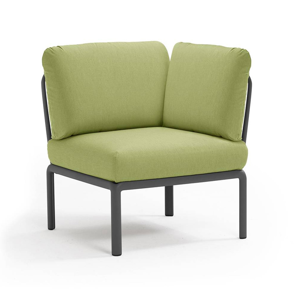 Nardi_Komodo_Elemento_Angolo_Antracite_Avocado_Sunbrella_moduulisohva_palasohva_kulmapala_ulkotiloihin_terassille_01 - Edella