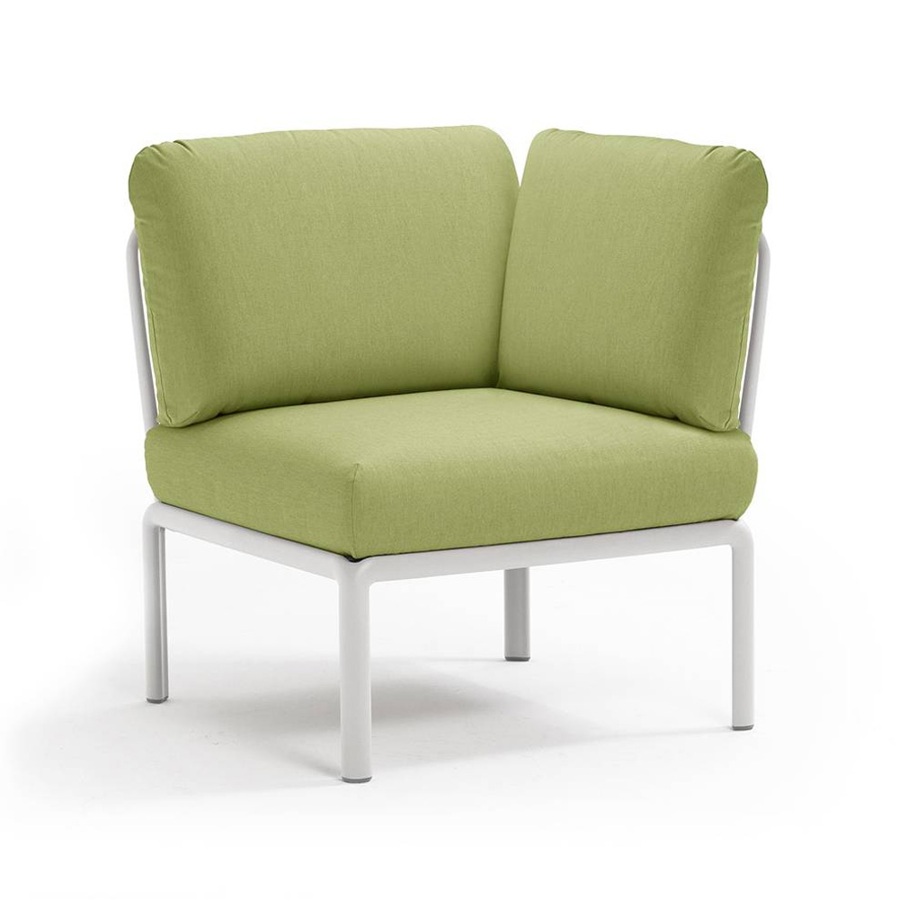 Nardi_Komodo_Elemento_Angolo_Bianco_Avocado_Sunbrella_moduulisohva_palasohva_kulmapala_ulkotiloihin_terassille_01 - Edella