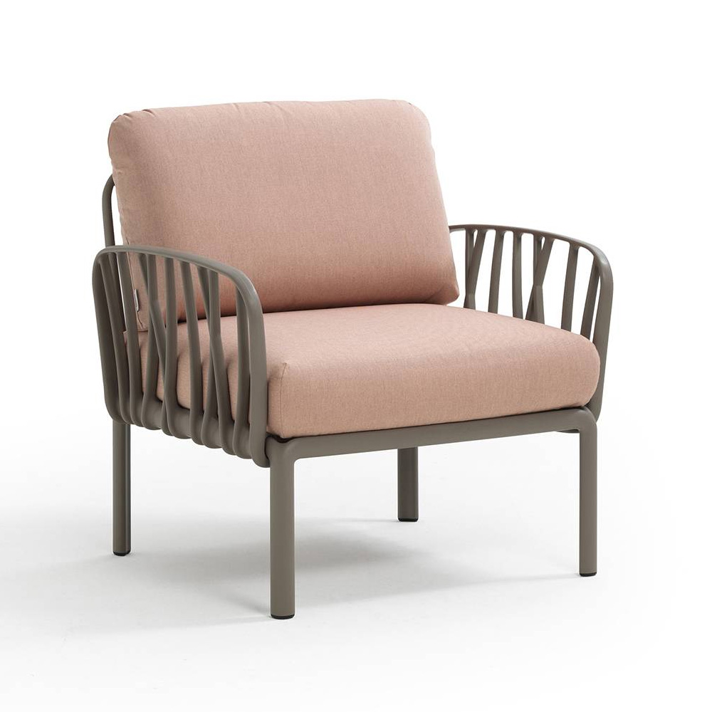 Nardi_Komodo_Poltrona_Tortora_Rosa_Quarzo_nojatuoli_ulkonojatuoli_terassituoli_irtopehmusteilla_ulkotiloihin_01 - Edella