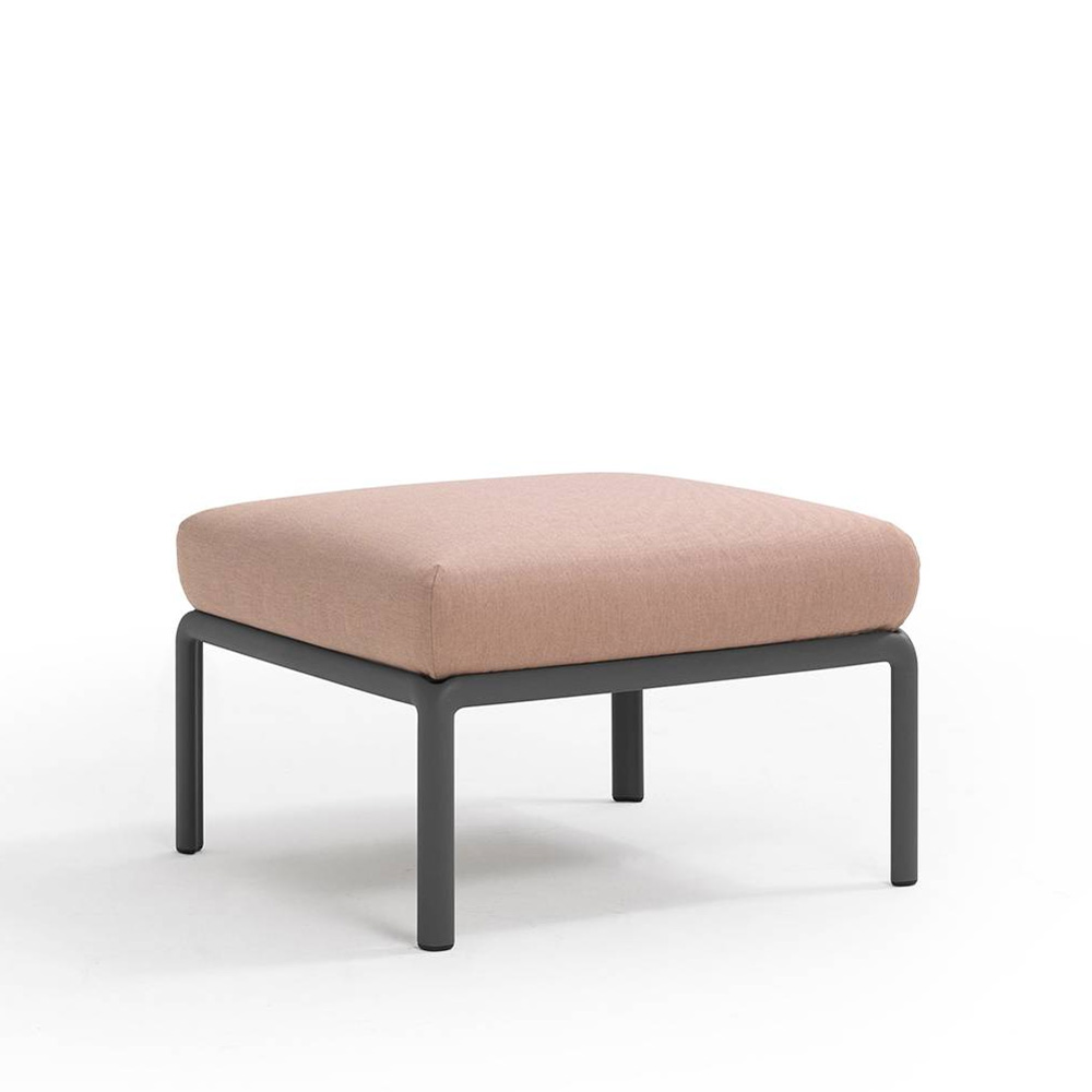 Nardi_Komodo_Pouf_Antracite_Rosa_Quarzo_moduulisohva_palasohva_keskipala_rahi_ulkotiloihin_terassille_01 - Edella