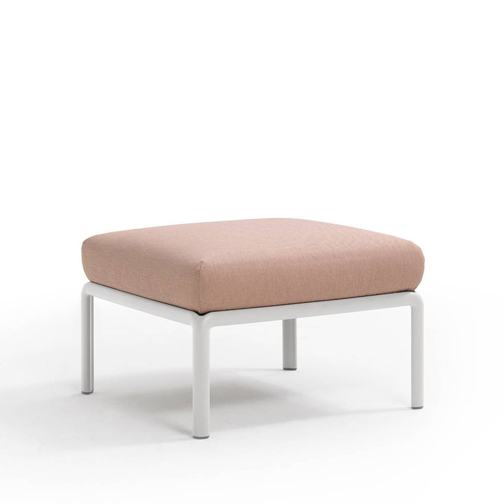 Nardi_Komodo_Pouf_Bianco_Rosa_Quarzo_moduulisohva_palasohva_keskipala_rahi_ulkotiloihin_terassille_01 - Edella