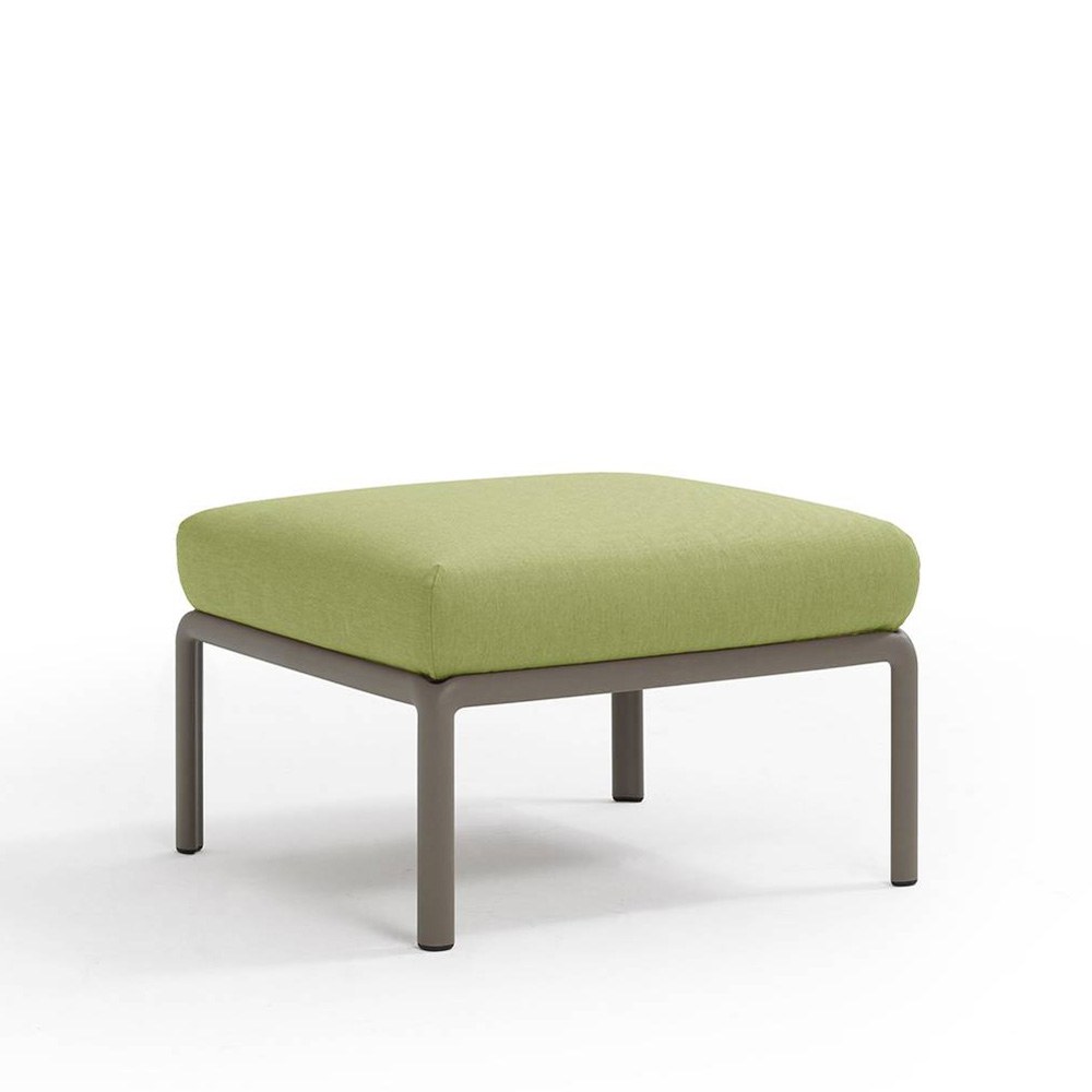 Nardi_Komodo_Pouf_Tortora_Avocado_Sunbrella_moduulisohva_palasohva_keskipala_rahi_ulkotiloihin_terassille_01 - Edella