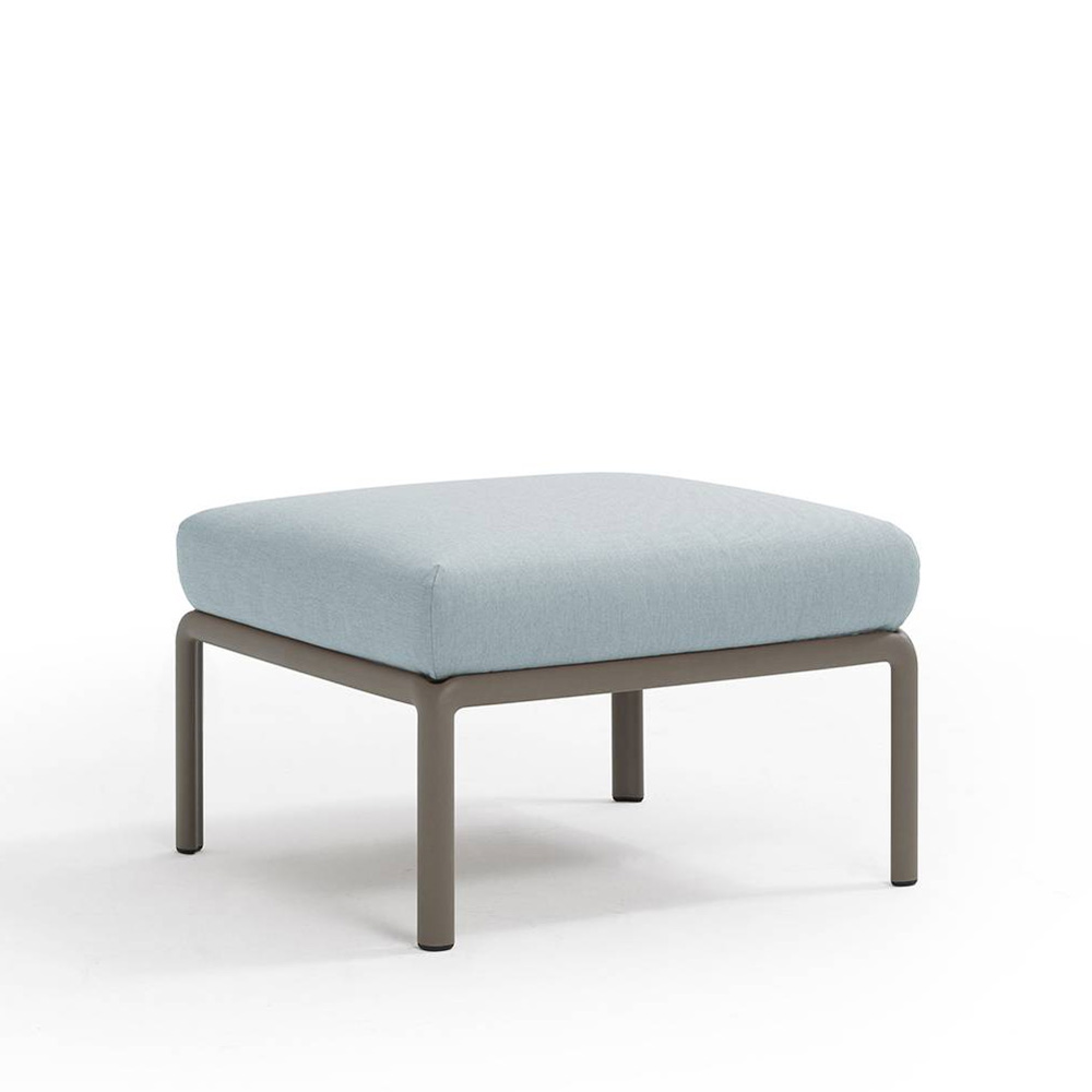 Nardi_Komodo_Pouf_Tortora_Ghiaccio_Sunbrella_moduulisohva_palasohva_keskipala_rahi_ulkotiloihin_terassille_01 - Edella