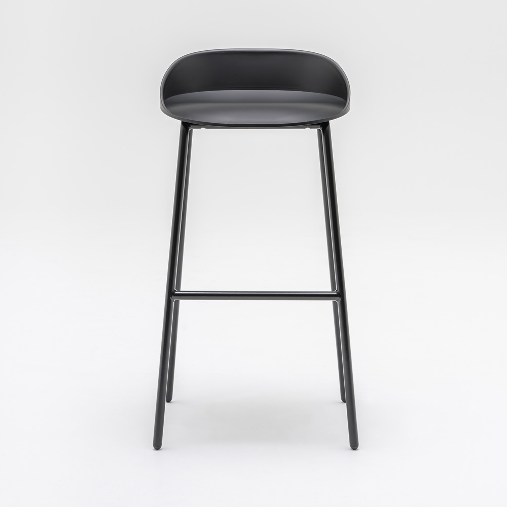 MDD_Team_Stool_High_Plastic_korkea_baarituoli_muovi-istuin_putkijaloilla_12 - Edella