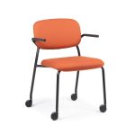 Bejot_Hens_HS2604N_neuvottelutuoli_kokoustuoli_asiakastuoli_verhoiltu_pyörillä_01 - Edella