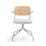 Bejot_Hens_HS4S04N_neuvottelutuoli_kokoustuoli_asiakastuoli_verhoiltu_ristikko_pyörillä - Edella