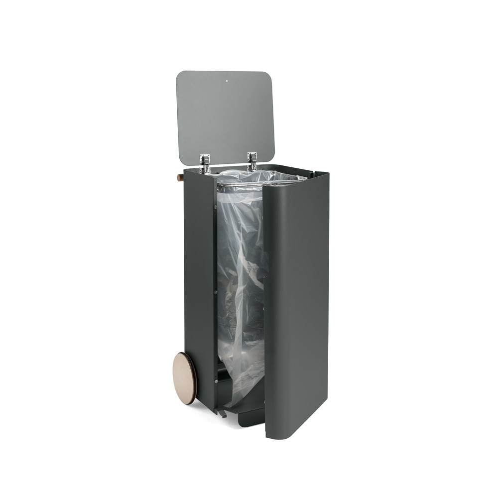 Mizetto_Arkityp_200L_Antracit_kierrätysastia_roska-astia_roskakori_pyörillä_03 - Edella