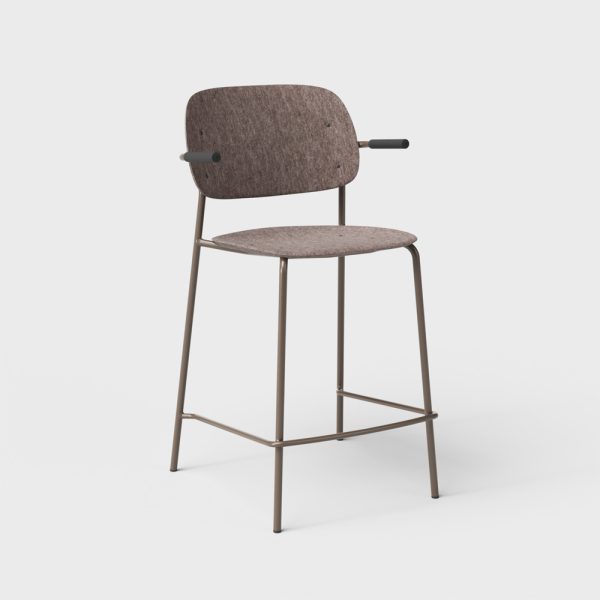 De Vorm Hale PET Felt Counter Stool Armrests matala baarituoli - Image 3