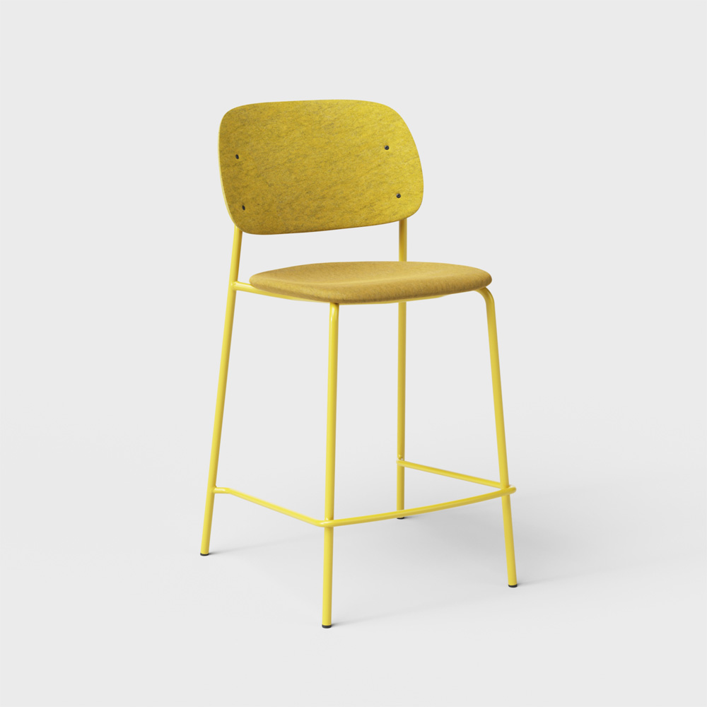 DeVorm_Hale_Counter_Stool_Upholstery_Yellow_verhoiltu_matala_baarituoli_01 - Edella