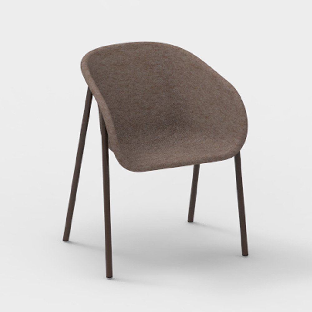 DeVorm_LJ_1_PET_Felt_Armchair_Brown_ravintolatuoli_kuppituoli_01 - Edella
