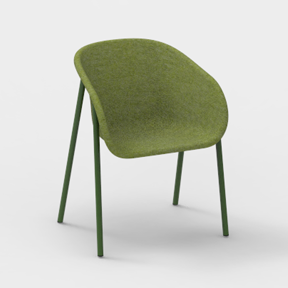 DeVorm_LJ_1_PET_Felt_Armchair_Green_ravintolatuoli_kuppituoli_01 - Edella