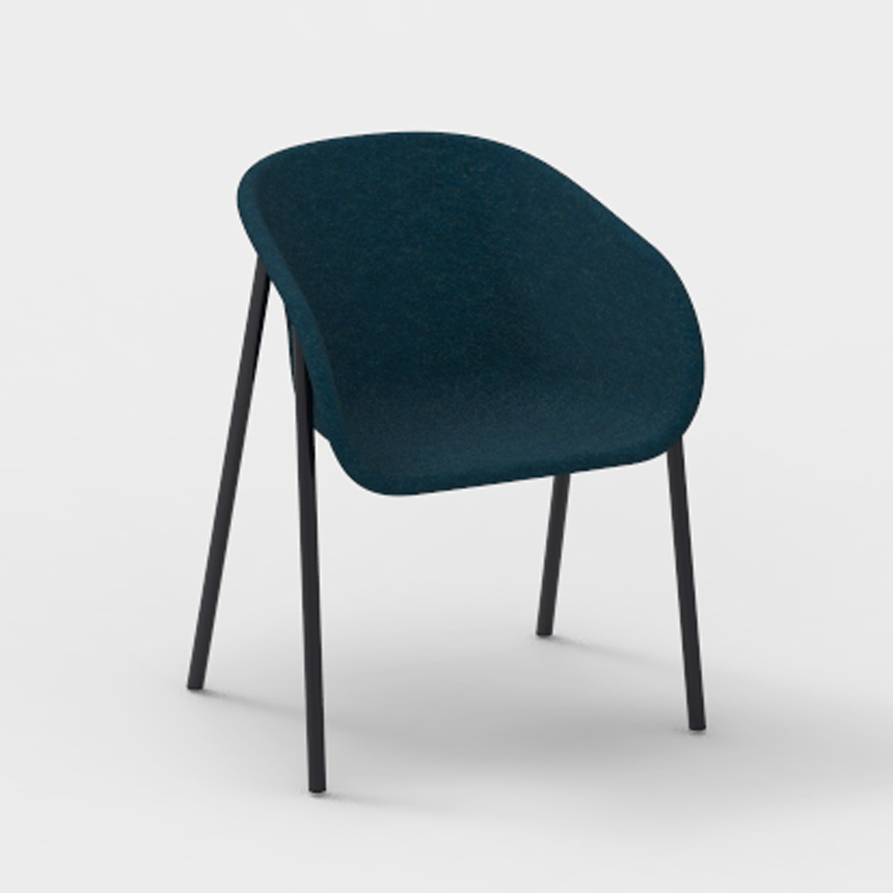 DeVorm_LJ_1_PET_Felt_Armchair_Marine_ravintolatuoli_kuppituoli_01 - Edella