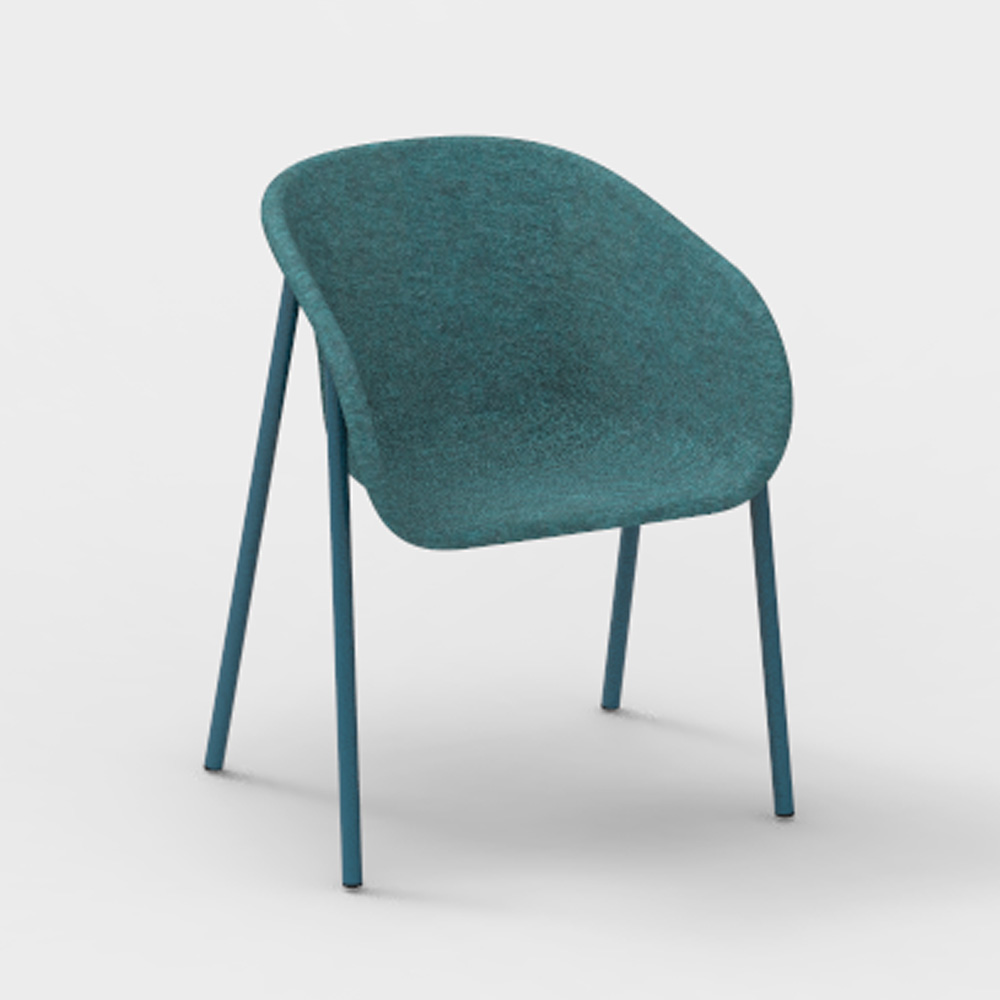 DeVorm_LJ_1_PET_Felt_Armchair_Turquoise_ravintolatuoli_kuppituoli_01 - Edella
