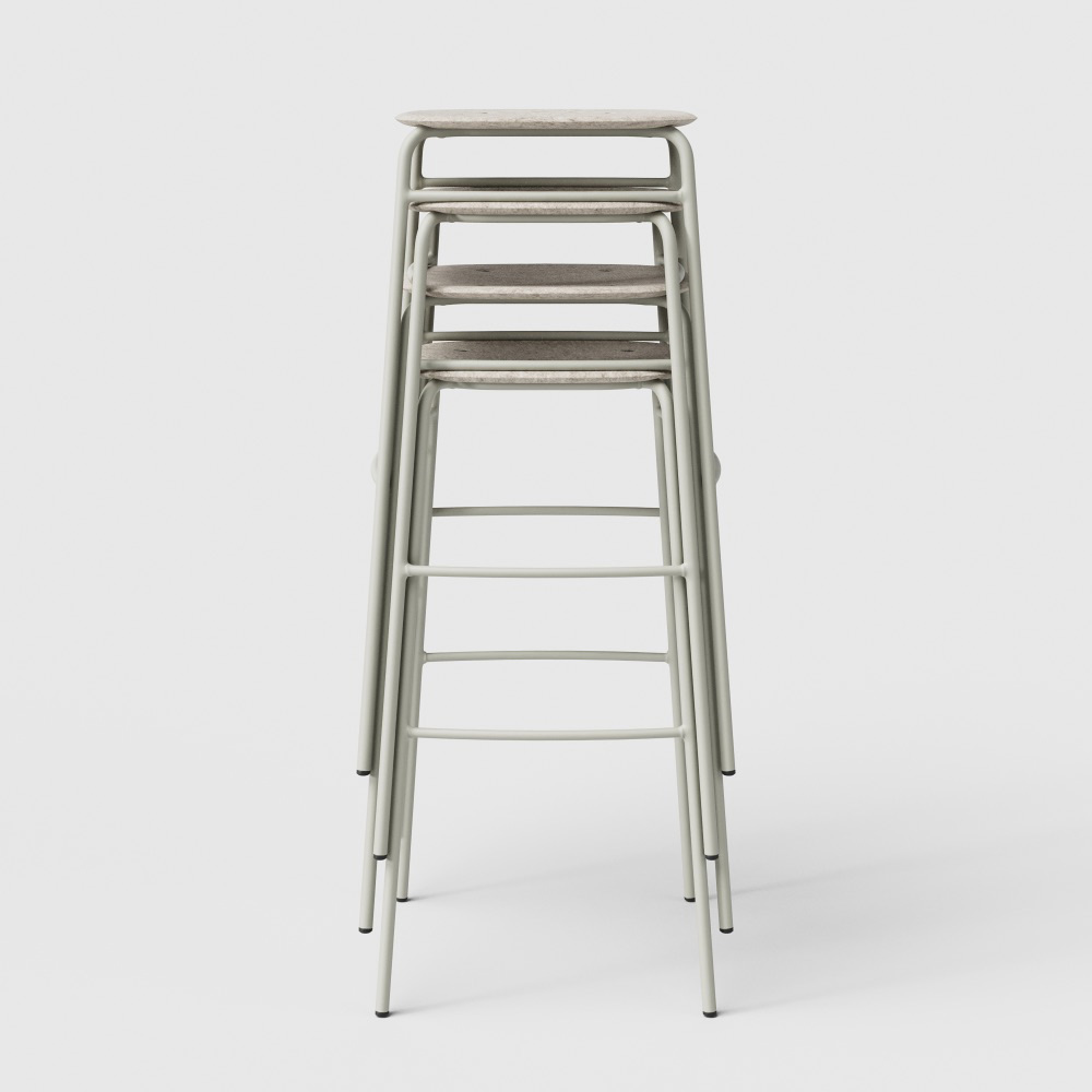 DeVorm_Twist_PET_Felt_Bar_Stool_korkea_baarituoli_03 - Edella
