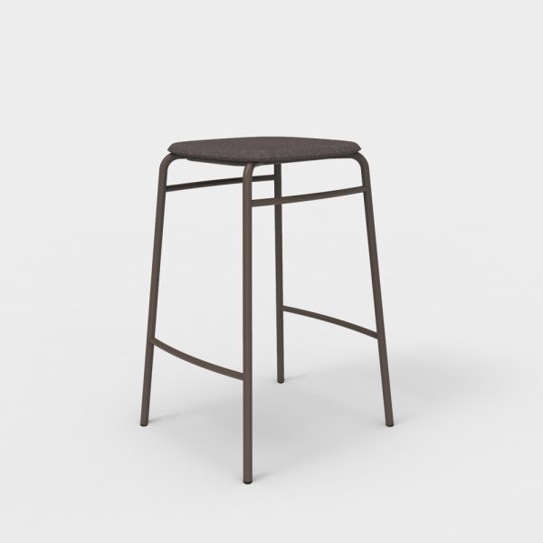 De Vorm Twist PET Felt Counter Stool istuinverhoiltu matala baarijakkara - Image 3