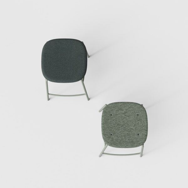 De Vorm Twist PET Felt Counter Stool istuinverhoiltu matala baarijakkara - Image 13