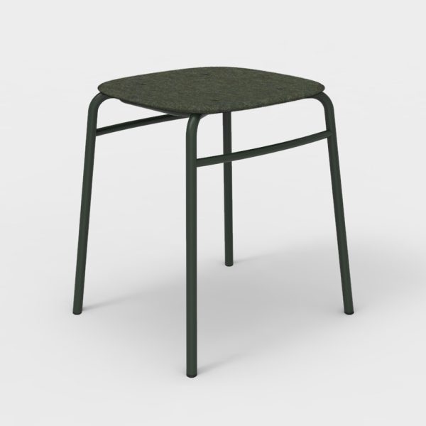 De Vorm Twist PET Felt Stack Stool jakkara - Image 4