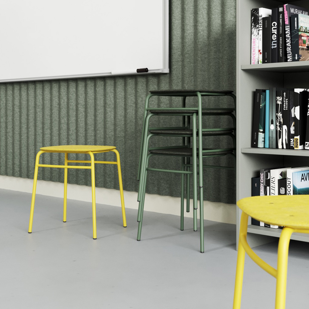 DeVorm_Twist_PET_Felt_Stack_Stool_matala_jakkara_pinottava_10 - Edella
