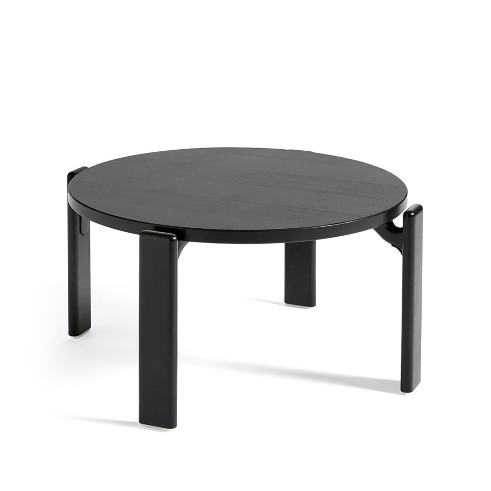 Hay_Rey_Coffee_Table_66_Slate_black_pyöreä_sohvapöytä_pyökki_01 - Edella Hay Rey coffee Table Slate black