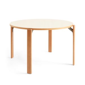 Hay Rey Table Golden beech-Ivory white