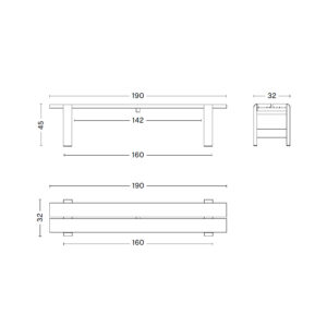 Hay Weekday Bench 190