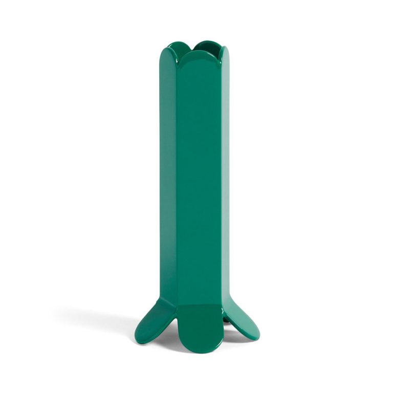 Hay Arcs Candleholder L Green kynttilänjalka