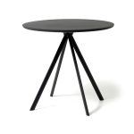 Diemme_Margarita_pyöreä_ravintolapöytä_pukkijalka_musta_01 - Edella