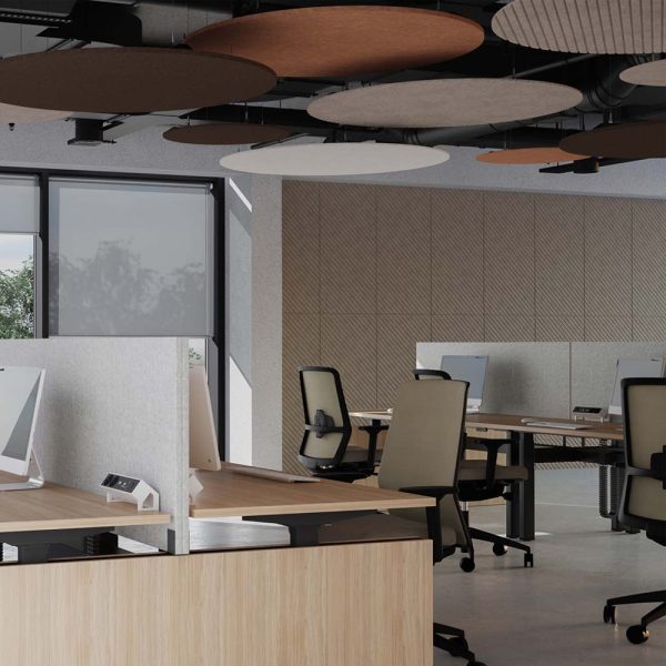 Narbutas Acoustic Artwork Ceiling Round akustinen kattoelementti - Image 5