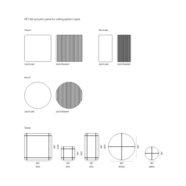 Narbutas Acoustic Artwork Ceiling Round akustinen kattoelementti - Image 3