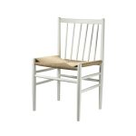 FDB_Möbler_J80_Beech_White_painted_pyökki_ravintolatuoli_puutuoli_01 - Edella