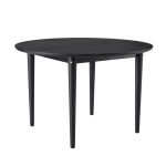 FDB_Møbler_C62_Bjørk_pyöreä_ruokapöytä_maalattu_tammi_musta_01 - Edella