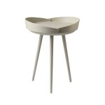 FDB_Möbler_D106_Ø38_Bakketop_pyöreä_tarjotin_sivupöytä_pyökki_silk_grey_01 - Edella