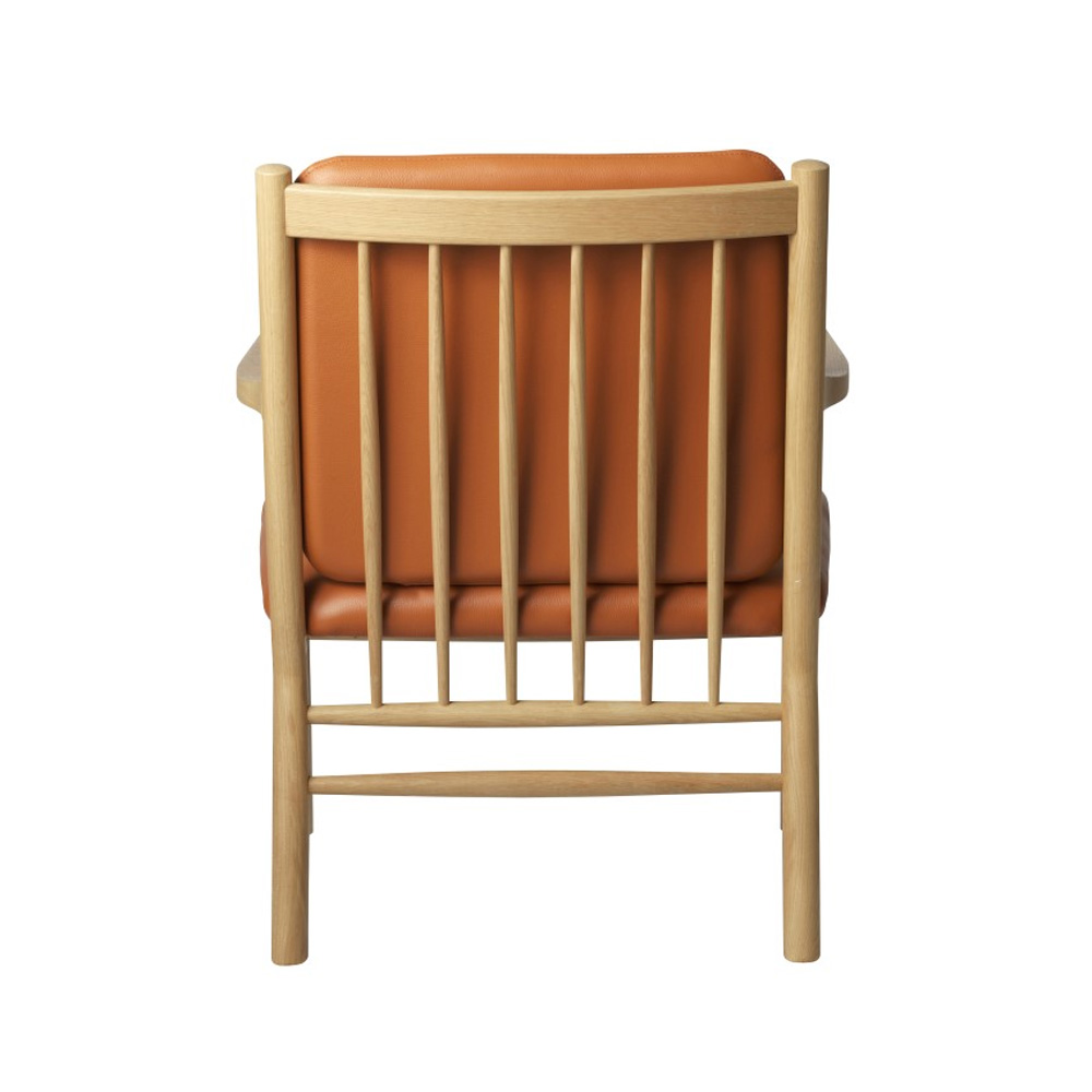 FDB_Möbler_J147_Oak_natural_tammi_nojatuoli_pinnatuoli_konjakki_nahka_03 - Edella