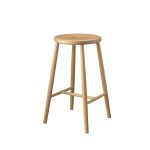 FDB_Möbler_J27C_lakattu_tammi_baarituoli_korkea_tuoli_puutuoli_01 - Edella