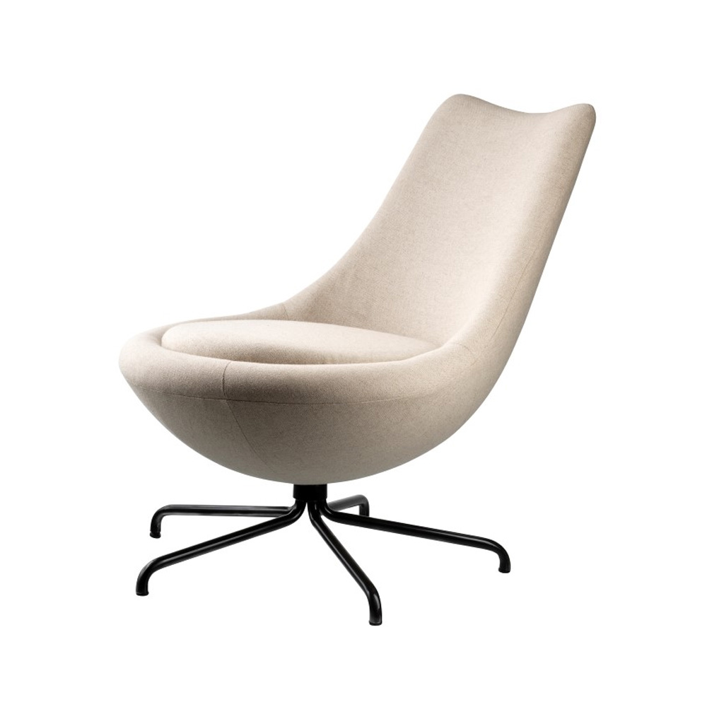 FDB_Möbler_L40_Bellamie_nojatuoli_Main_Line_Flax_Beige_musta_ristikko_01 - Edella