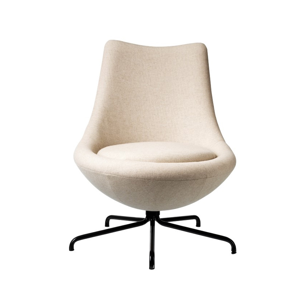 FDB_Möbler_L40_Bellamie_nojatuoli_Main_Line_Flax_Beige_musta_ristikko_02 - Edella