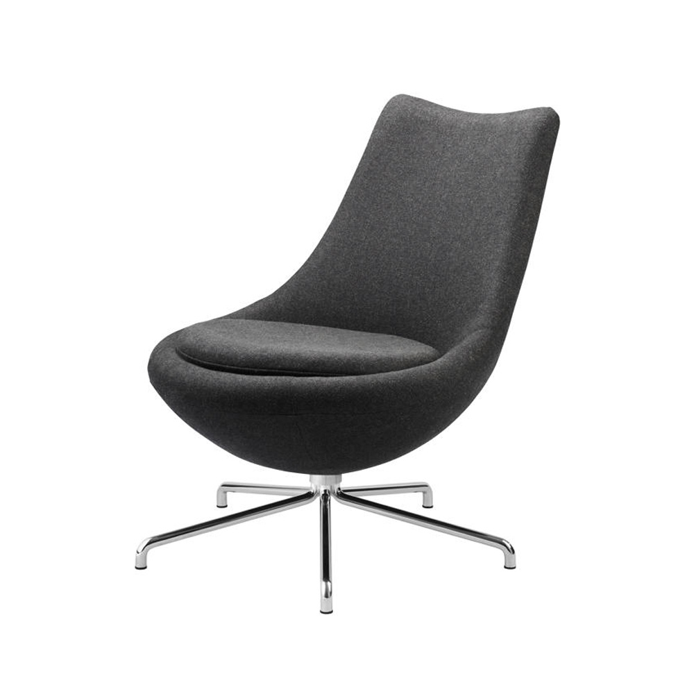 FDB_Möbler_L40_Bellamie_nojatuoli_Main_Line_Flax_Dark_grey_ristikko_01 - Edella