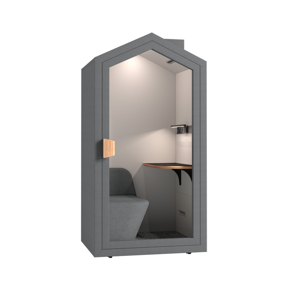 SELECTed_Cottage_POD_työskentelykoppi_vetäytymistila_hiljainen_tila_istuimella_Ash_harmaa_07 - Edella