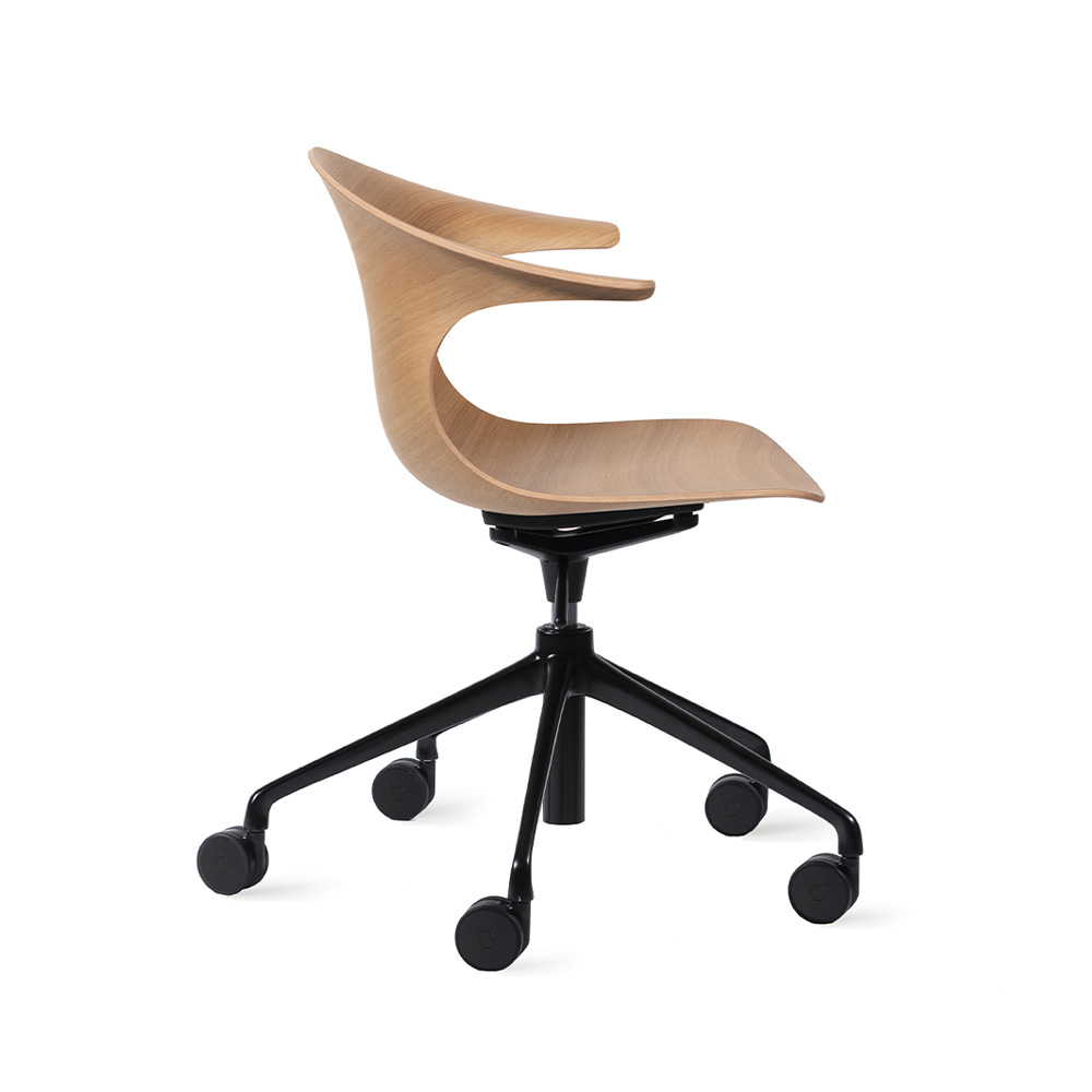 Infiniti_Loop_3D_Wood_5_Star_UD_neuvottelutuoli_ristikko_pyörät_3 - Edella