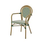 TERRACed_Paletti_terassituoli_ulkotuoli_polyrottinki_Vihreä-valko_01 - Edella