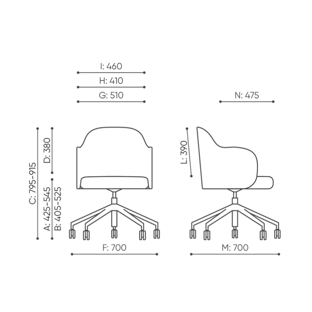 Bejot_Flos_FSKP5R_neuvottelutuoli_kokoustuoli_ristikkojalat_pyörillä_09 - Edella
