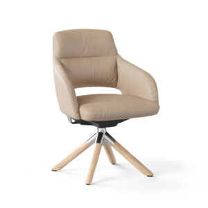 Narbutas Sandie Low Swivel Wood P neuvottelutuoli