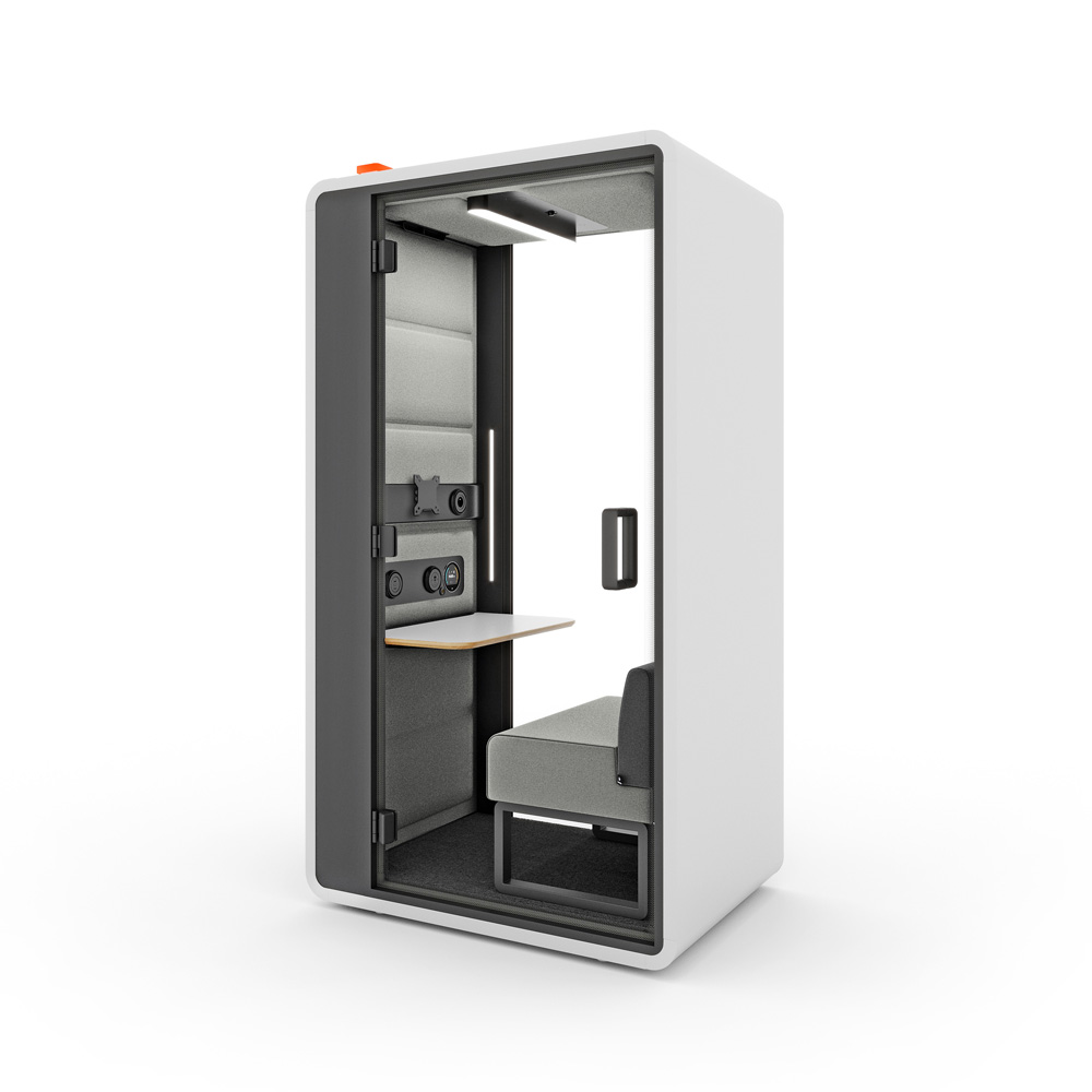 Mikomax_Hushoffice_HushFree_S_Hybrid_1-hengen_vetäytymistila_työskentelykoppi_01 - Edella