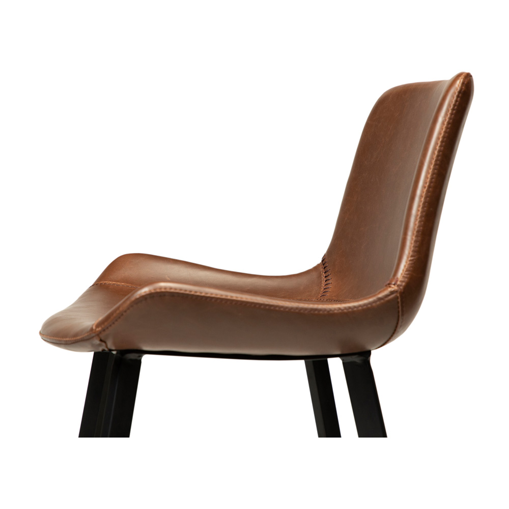 Danform_HYPE-BAR-STOOL_baarituoli_-vintage_cocoa_art_leather_w_black_metal_legs_06 - Edella
